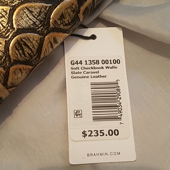 Brahmin Check Book Wallet - Picture 8 of 8